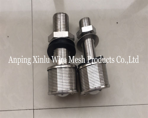 Filtre à débit de 1 tonne Bottom Screen Nozzle Wedge Wire Johnso Strainer Nozzle pour le distributeur de filtres à eau