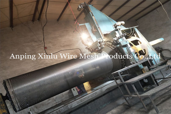 Les eaux usées de Mesh Drum Full Welded For de fil intérieur du diamètre 1250mm
