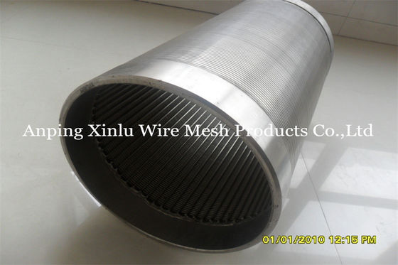 fente 0,040 de l'acier inoxydable 304 Johnson Wedge Wire Screen Tubes de 10ft