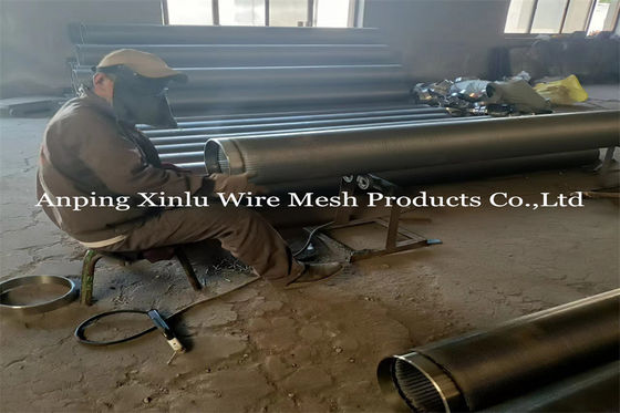 Johnson Wrapped Wire Welded Screen obstruant non siffle la fente en forme de V continue