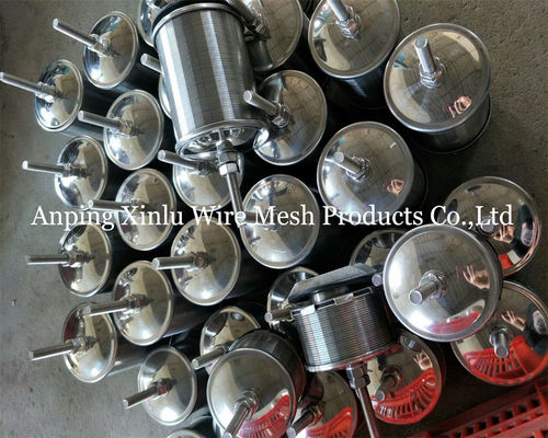 Double débit Johnson Wedge fil Hastelloy C filtre buse 300PSI avec vis M10