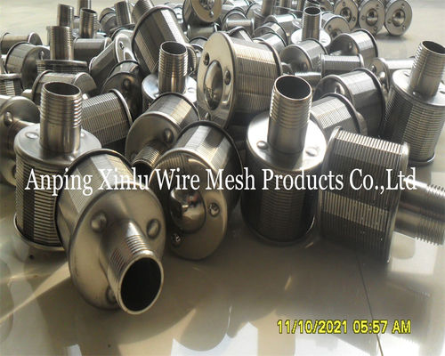 Filtre à débit de 1 tonne Bottom Screen Nozzle Wedge Wire Johnso Strainer Nozzle pour le distributeur de filtres à eau