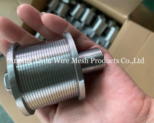 Filtre à débit de 1 tonne Bottom Screen Nozzle Wedge Wire Johnso Strainer Nozzle pour le distributeur de filtres à eau