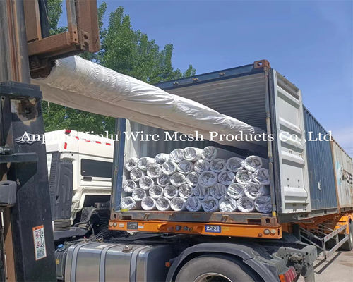 Pipe à écran de fil de fer standard pour le gaz pétrolier avec fil de support 3x6 mm et construction ECW