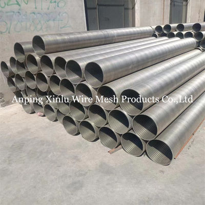 Pipe à écran de puits d'eau de 12 à 400 mailles de 10 pieds pour le traitement de l'eau / pétrole / gaz / mines / moteur / pompe / égouts