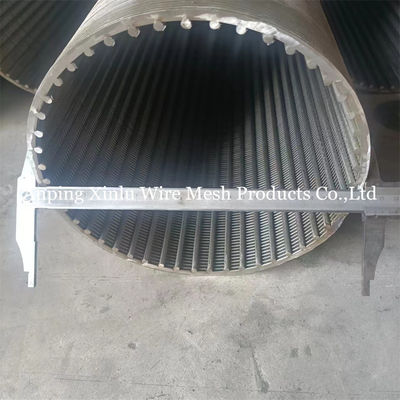 Pipe à écran de puits d'eau en fil de 3x6 mm de 1 à 200 pouces pour le traitement du pétrole/gaz/mines/moteurs/pompes/eaux usées/eaux souterraines/déchets