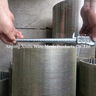 2.2x3.5mm(#93) fil enveloppé de coin Johnson fente continue de l'écoulement de l'eau bien écran tuyau 1 &quot;à 20&quot;