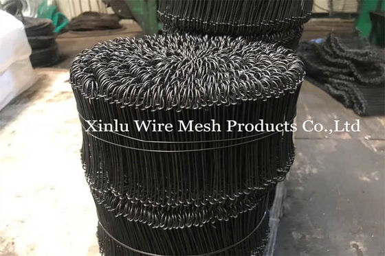 2500 pièces de câble à cravate recuit noir bâtiment en PVC revêtu 18GA 5000 pièces 550mpa câble à cravate en cuivre