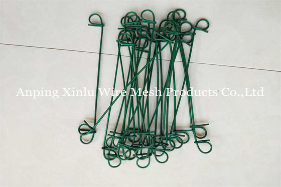 Fil d'attache à double boucle - longueur 18 cm - fil d'attache à boucle de 0,7 mm résistant à la corrosion