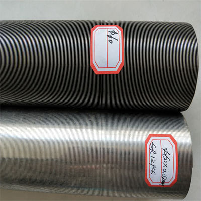 V fil enroulé Johnson puits d'eau écran de tuyau FITO type de débit avec des angles pour une filtration précise