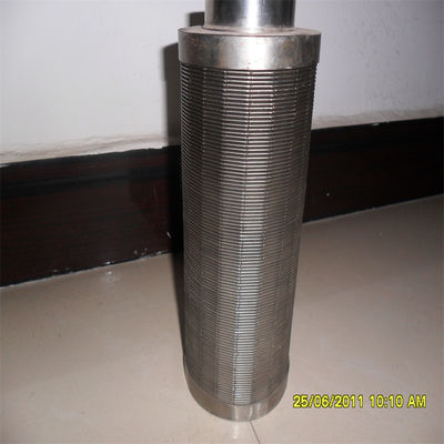 V fil enroulé Johnson puits d'eau écran de tuyau FITO type de débit avec des angles pour une filtration précise