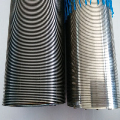 V fil enroulé Johnson puits d'eau écran de tuyau FITO type de débit avec des angles pour une filtration précise