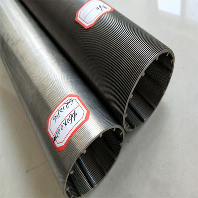 V fil enroulé Johnson puits d'eau écran de tuyau FITO type de débit avec des angles pour une filtration précise
