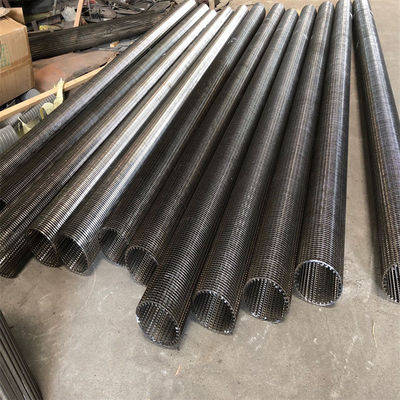 V fil enroulé Johnson puits d'eau écran de tuyau FITO type de débit avec des angles pour une filtration précise