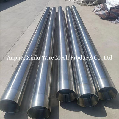 Pipe à écran enveloppée en fil de fer durable avec connexion de bout BSP et taille de fente 0,05 mm-10,0 mm