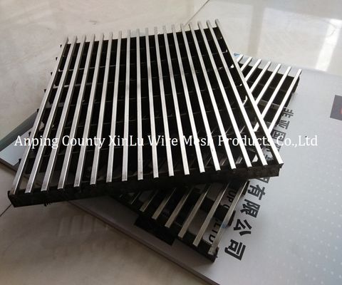 Panneau d'écran en fil de fer à coude de lavage à l'acide avec profil 2,5x4 mm et élan de tige de support 27 mm