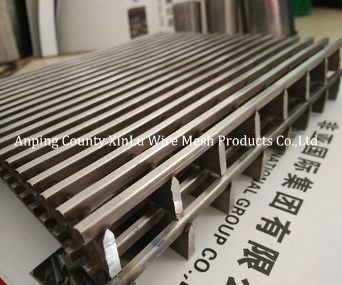 Panneau d'écran en fil de fer à coude de lavage à l'acide avec profil 2,5x4 mm et élan de tige de support 27 mm