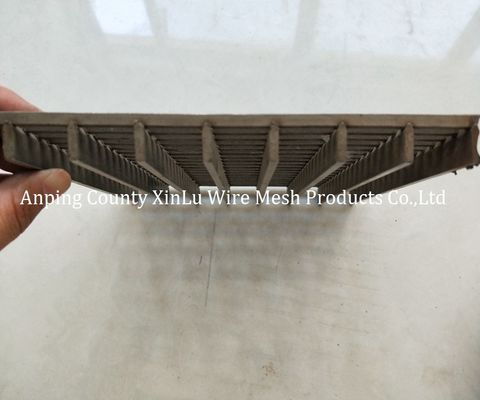 Panneau d'écran en fil de fer à coude de lavage à l'acide avec profil 2,5x4 mm et élan de tige de support 27 mm