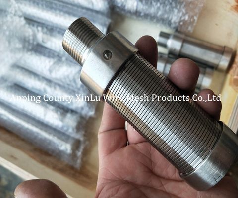 Écran de fil d'Electropolished V de cartouche filtrante d'acier inoxydable de bougie diamètre de 25 - de 108mm