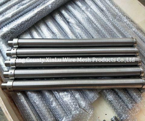Écran de fil d'Electropolished V de cartouche filtrante d'acier inoxydable de bougie diamètre de 25 - de 108mm