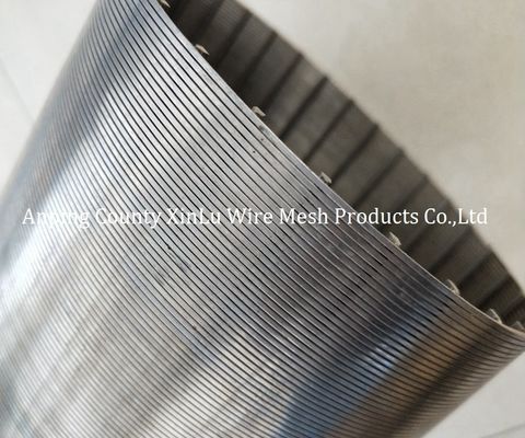 Le fil de forme de v a enveloppé des écrans que le puits solides solubles de prise câblent la longueur de Mesh Screen 6m