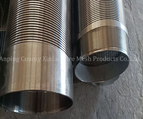 L'enveloppe triangulaire de fil examine 6-5/8 » 8-5/8 » Dia Electropolishing Filter Screen Tube