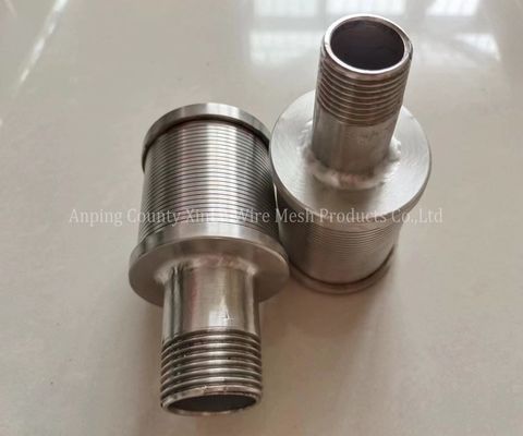 Facile d'installation Hastelloy C fil enroulé écran buse pour l' acier inoxydable duplex 2205 Johnson filtre buse