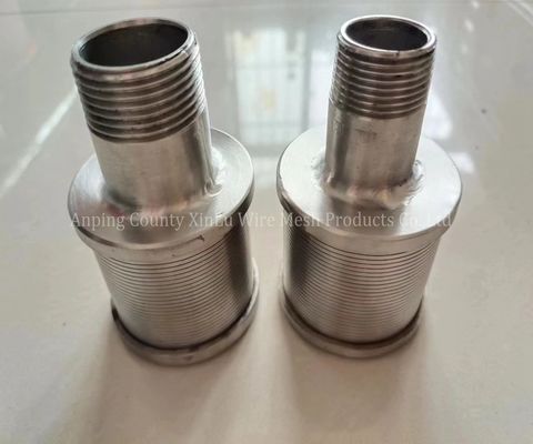 Facile d'installation Hastelloy C fil enroulé écran buse pour l' acier inoxydable duplex 2205 Johnson filtre buse