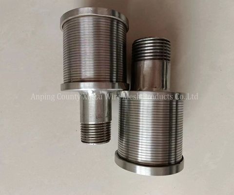 Facile d'installation Hastelloy C fil enroulé écran buse pour l' acier inoxydable duplex 2205 Johnson filtre buse