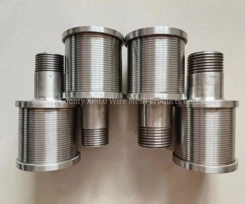 Facile d'installation Hastelloy C fil enroulé écran buse pour l' acier inoxydable duplex 2205 Johnson filtre buse