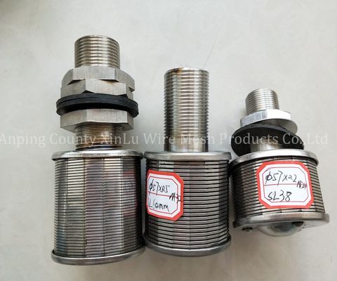 Facile d'installation Hastelloy C fil enroulé écran buse pour l' acier inoxydable duplex 2205 Johnson filtre buse