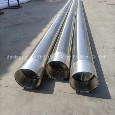 Pipe à écran à fente continue de 2,9 m ou 5,8 m de longueur