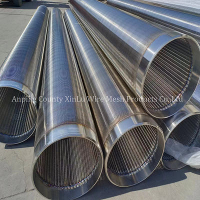 Tubes à écran à fente continue économique avec fil de profil 63 93 118 - Différents diamètres