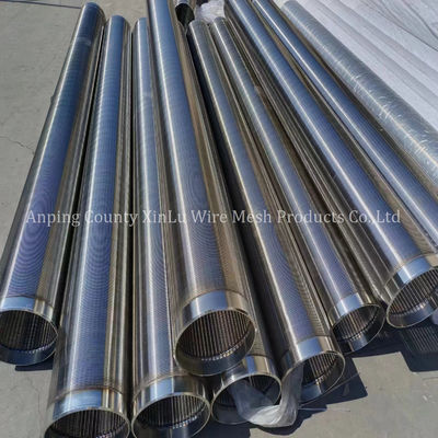 Tubes à écran à fente continue économique avec fil de profil 63 93 118 - Différents diamètres