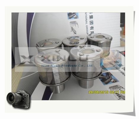 les becs DN 45mm M24 de l'acier inoxydable 316L ont fileté pour le traitement de l'eau