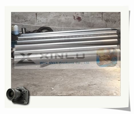 10 tuyau encoché d'acier inoxydable du fil SS201 du tuyau V d'écran de fil de cale de pouce