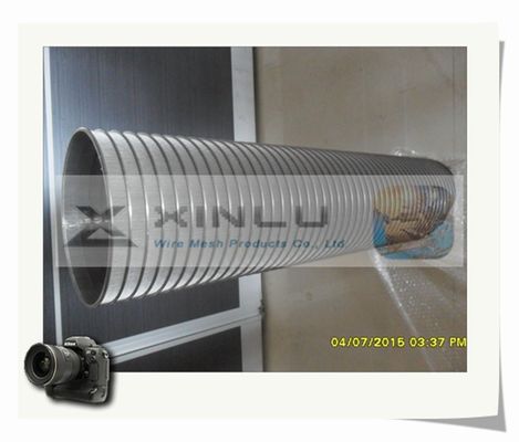 FOTI coincent des cylindres d'écran de fil obstruant non le panier de filtre d'acier inoxydable d'eaux usées
