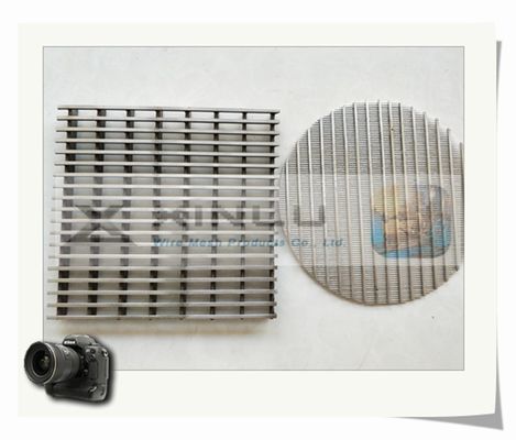 Le panneau d'écran de fil de cale de profil a soudé l'acier inoxydable 1.2x2m 3x5mm