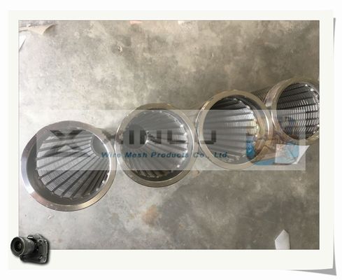 le tuyau d'écran de fil de cale de 114mm a tout soudé l'anti corrosion du tuyau d'acier 304 inoxydable