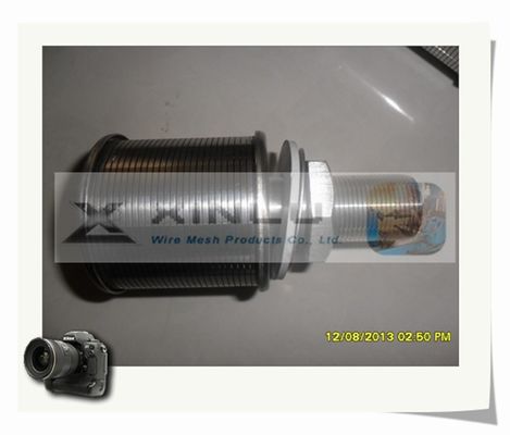1,5 le fil de Ton Sand Water Filter Nozzles a enveloppé la fente 57mm DN de 0.2mm