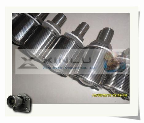 1,5 le fil de Ton Sand Water Filter Nozzles a enveloppé la fente 57mm DN de 0.2mm