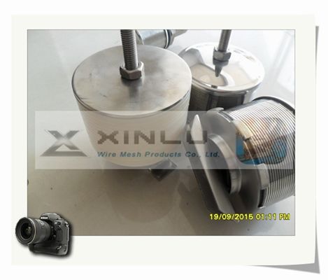 Le double fil Johnson Screen Nozzle SS316L DN 82mm de cale d'écoulement a adapté aux besoins du client