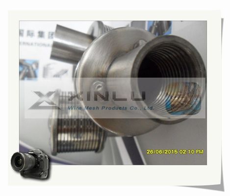 La femelle du bec 148mm SS316L BSPT de filtre de traitement de l'eau d'écran de fil de cale a fileté