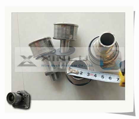 Le filtre d'eau d'acier inoxydable équipe M24 d'un gicleur enveloppé a fileté 1 Ton Flow Rate