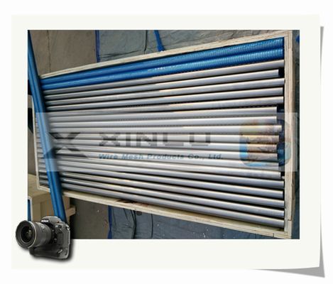 Tube en acier encoché continu d'anti rouille de Johnson Wedge Wire Screen Pipe
