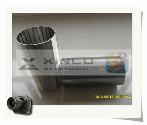 le tuyau d'écran de fil de cale de 114mm a tout soudé l'anti corrosion du tuyau d'acier 304 inoxydable