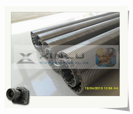 Tuyau SS201 d'écran de fil de cale de puits d'eau diamètre de 80mm - de 500mm