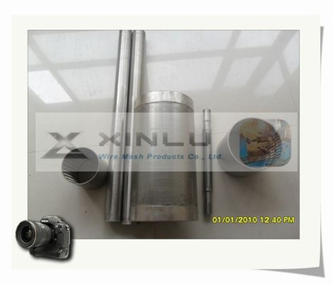 Longueur du tuyau 6m des eaux usées du tuyau 100mm OD d'écran de fil de cale d'acier inoxydable