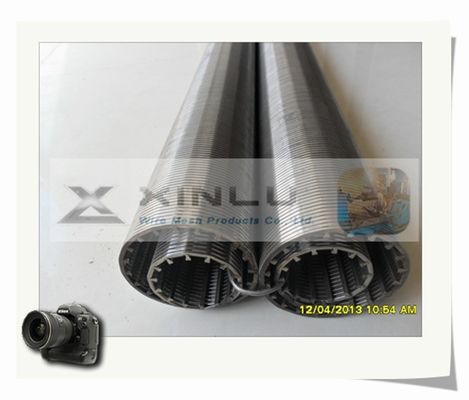 Tuyau SS201 d'écran de fil de cale de puits d'eau diamètre de 80mm - de 500mm