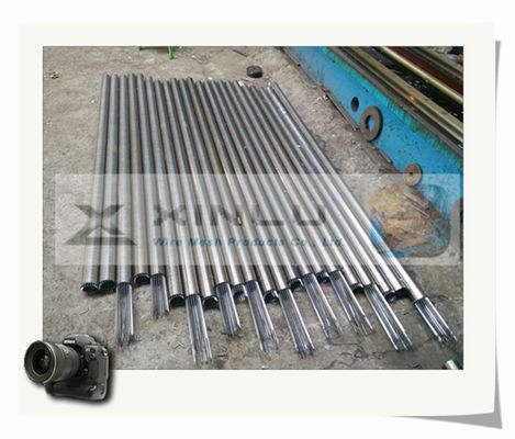Le fil de tuyau de filtre pour puits de l'eau de filtre a enveloppé le tuyau de tamis de forme de v de SS304L